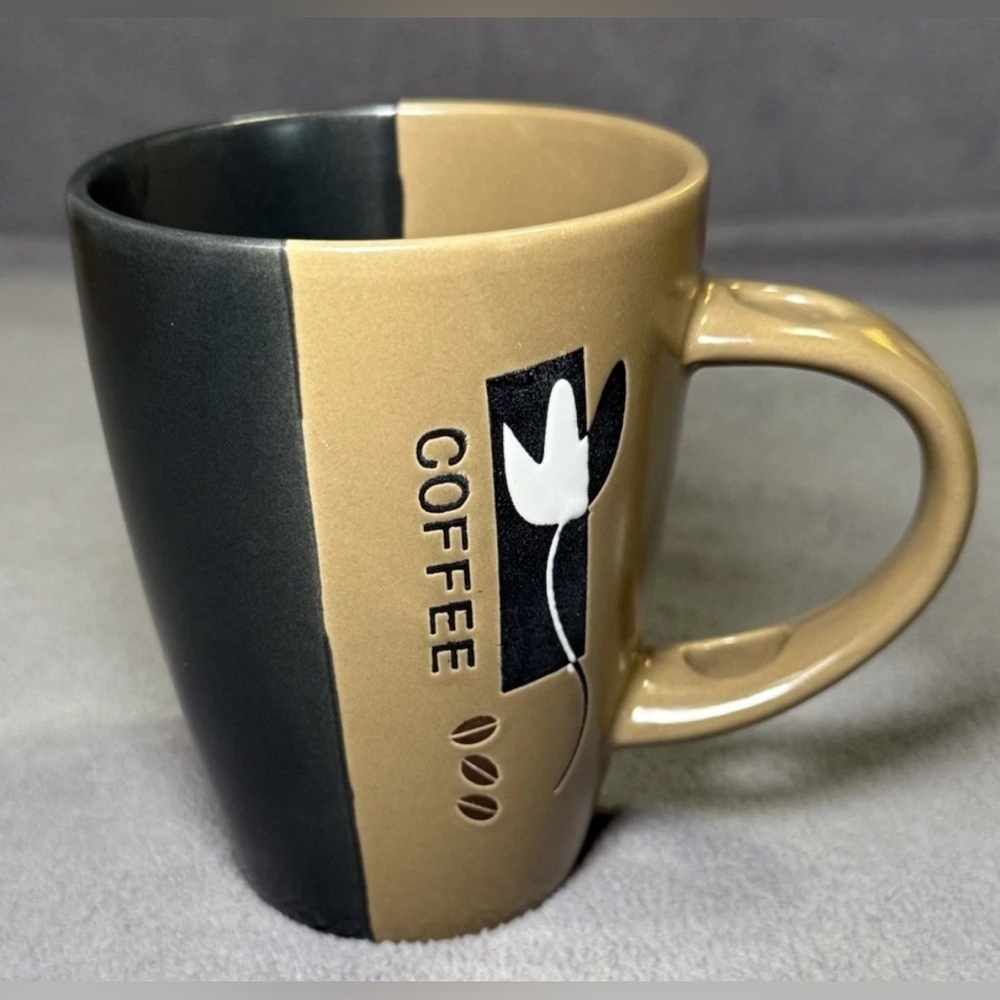 World Market Coffee Mug Cup With Spoon Holder Lot Of 2 - Picture 3 of 8